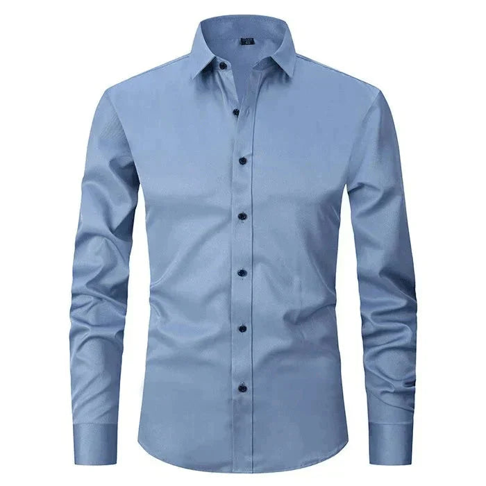 Wynne | Camisa Masculina Oxford Elástica Sem Amassado