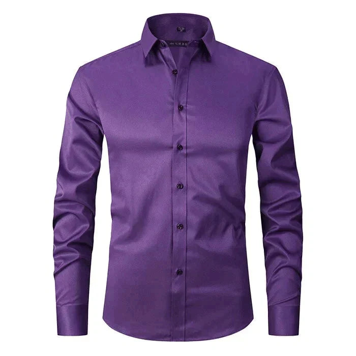 Wynne | Camisa Masculina Oxford Elástica Sem Amassado