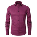 Wynne | Camisa Masculina Oxford Elástica Sem Amassado