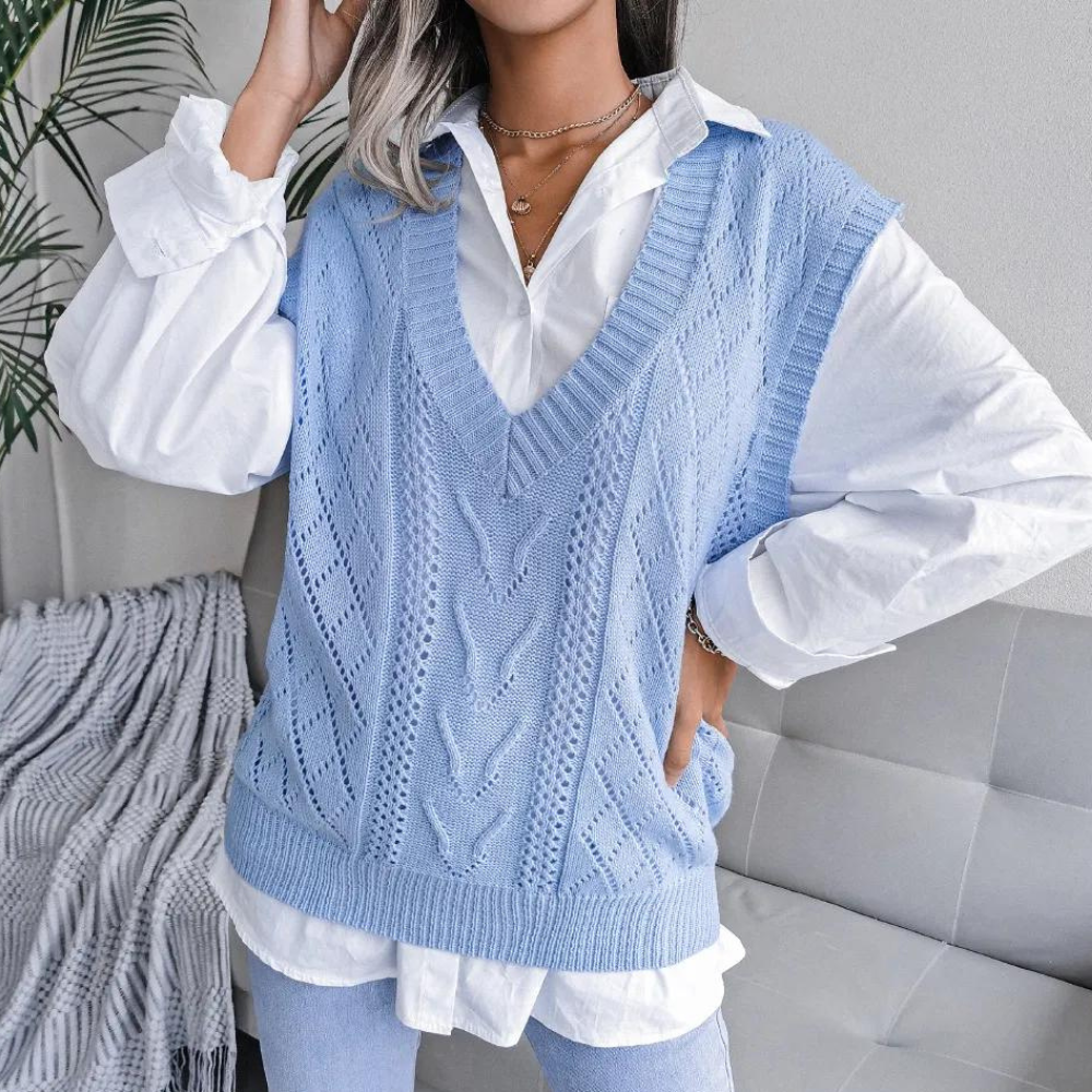 Nina | Colete Feminino Sem Mangas Ajustado