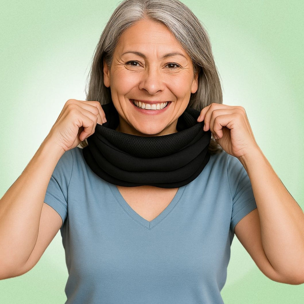 Anouk | Colar Cervical Ajustável | Uso Diário, Interior | Fecho por Velcro
