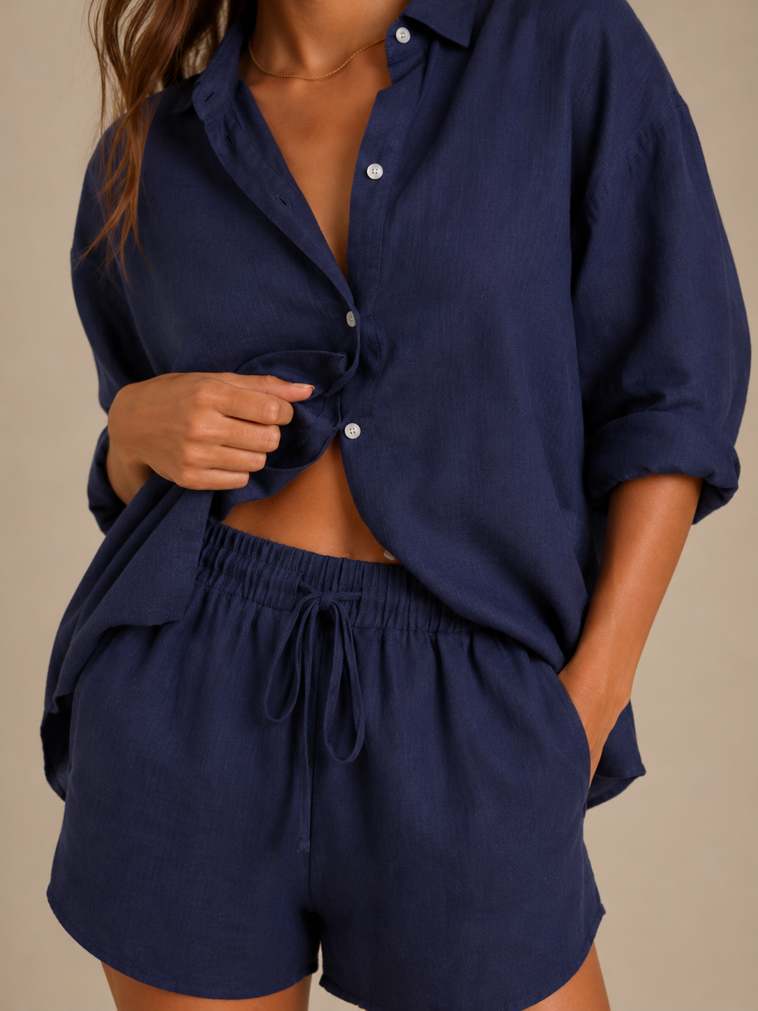 Conjunto de Bermuda Feminino | Blusa e Shorts | Confortável