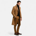 Rhea | Casaco Puffer Masculino Acolchoado com Capuz Longline