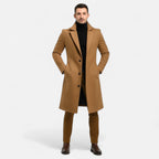 Rhea | Casaco Puffer Masculino Acolchoado com Capuz Longline