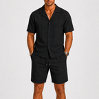 Conjunto de Shorts para Homem | Linho, Elegância de Verão