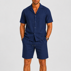 Conjunto de Shorts para Homem | Linho, Elegância de Verão