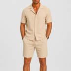 Conjunto de Shorts para Homem | Linho, Elegância de Verão