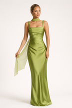 Pearl | Vestido Longo Feminino Justo Sem Alças