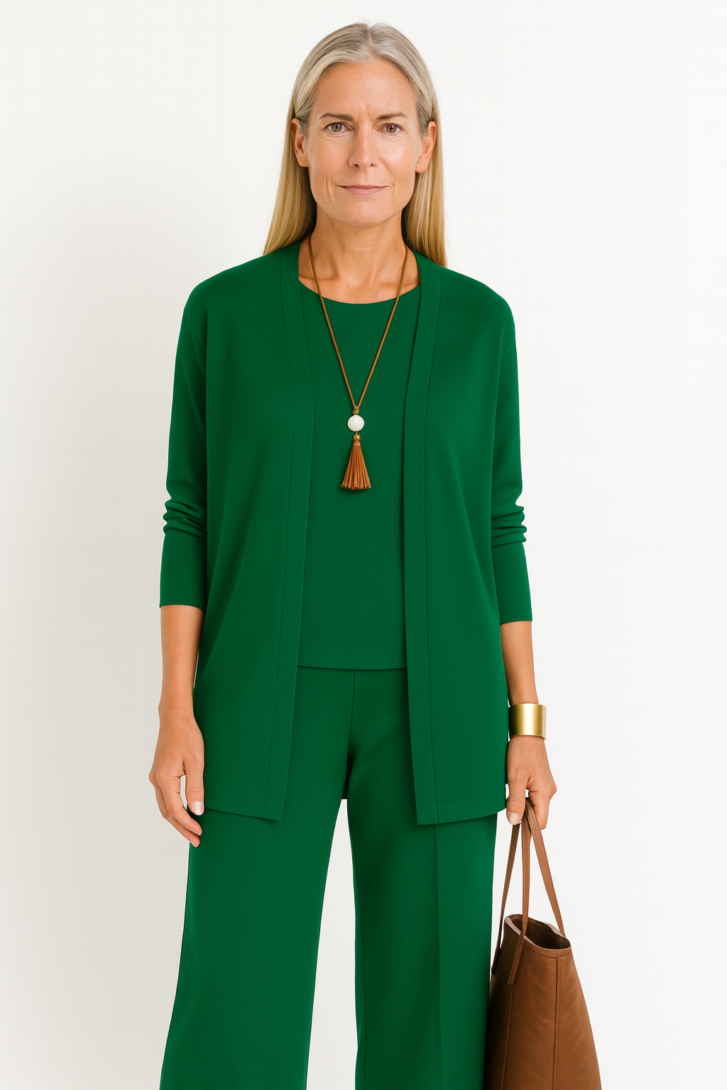 Ottavia | Conjunto Feminino 3 Peças Colete Calça e Blusa