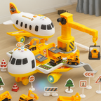 Marlow | Conjunto de Brinquedos Avião | Para Crianças 3-6 Anos | Plástico, Multicolorido