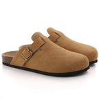 Xanthe | Homem Camurça Slip-On Clogs Ortopédicos