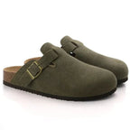 Xanthe | Homem Camurça Slip-On Clogs Ortopédicos