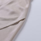 Vestido Longo Feminino Decote Cruzado Fenda Lateral