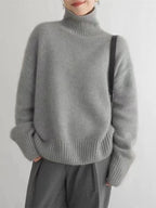 Camisola Gola Alta Feminina Relaxed