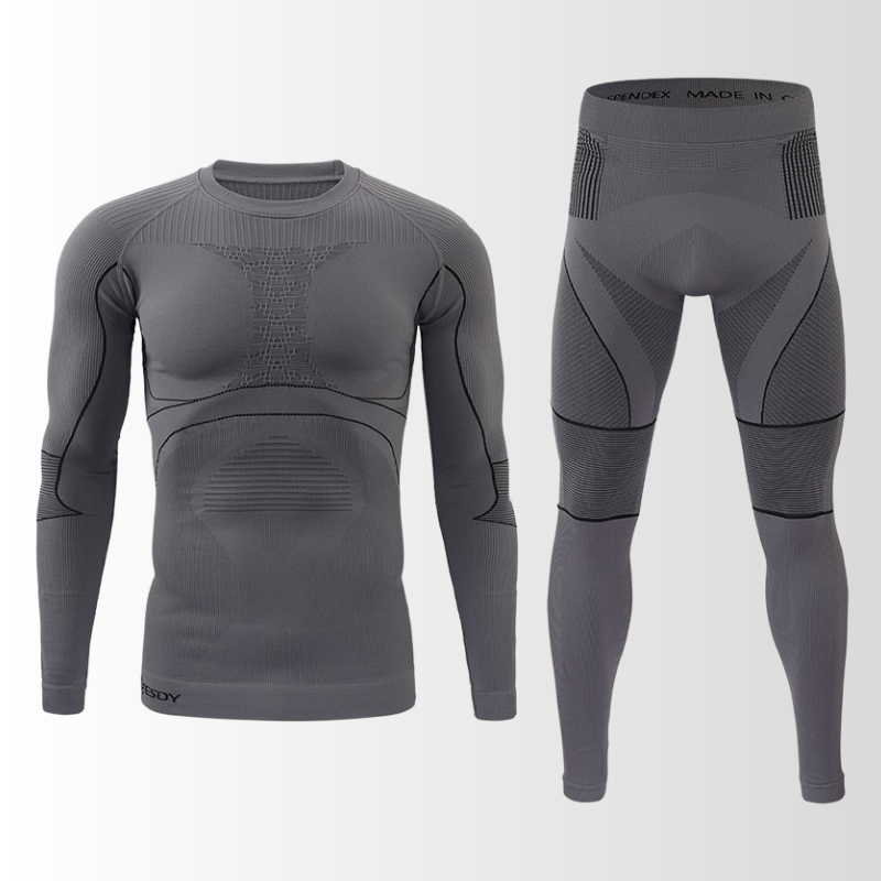 Conjunto Térmico Masculino Respirável Sem Costuras