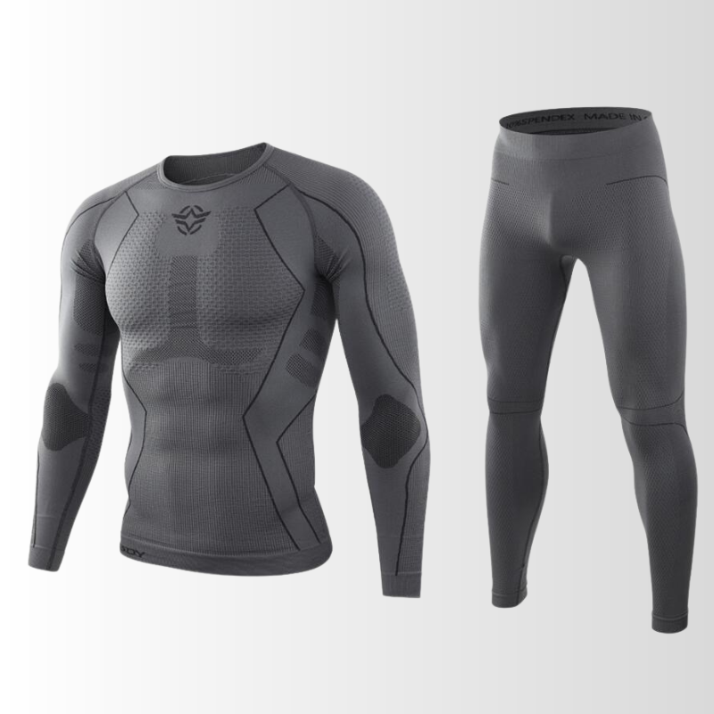 Conjunto Térmico Masculino Respirável Sem Costuras