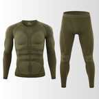 Conjunto Térmico Masculino Respirável Sem Costuras