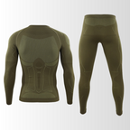 Conjunto Térmico Masculino Respirável Sem Costuras