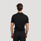 Homem Polo Tricot Algodão Canelado