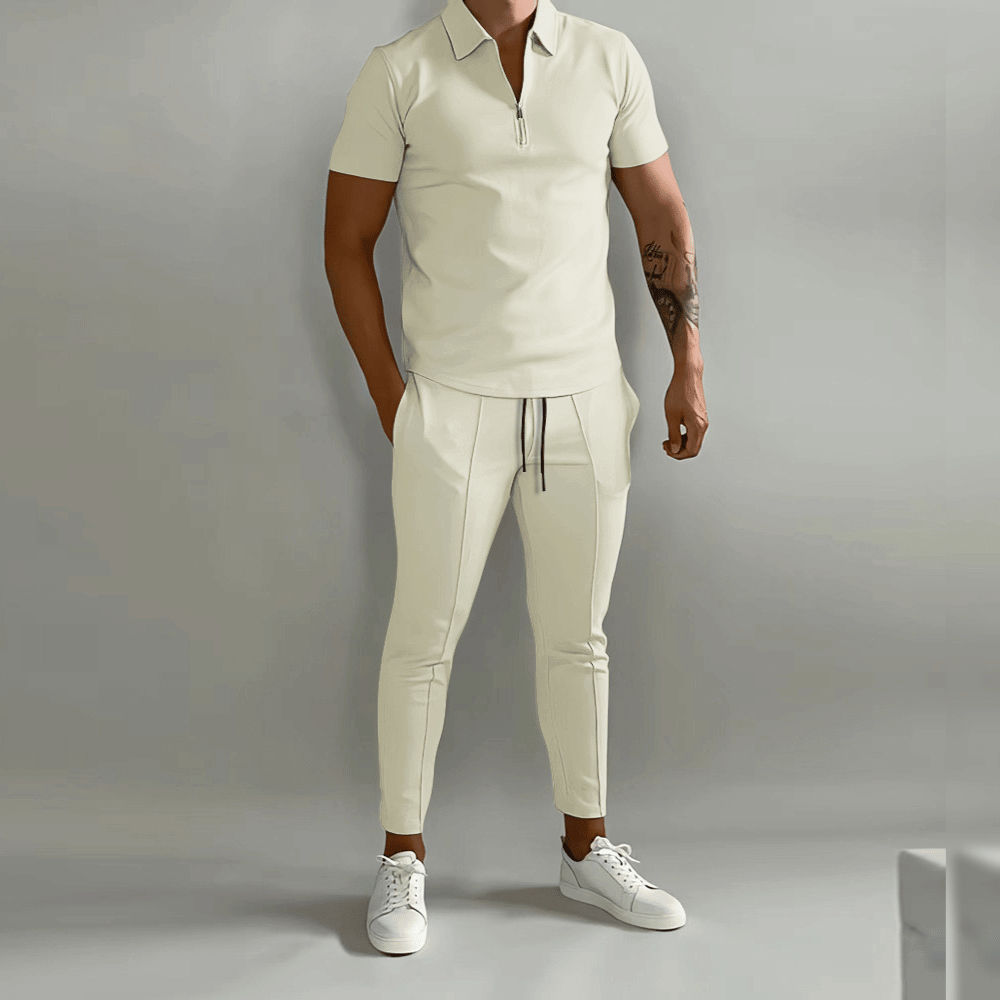 Iris | Conjunto Masculino 2 Peças Camisola com Fecho de Correr