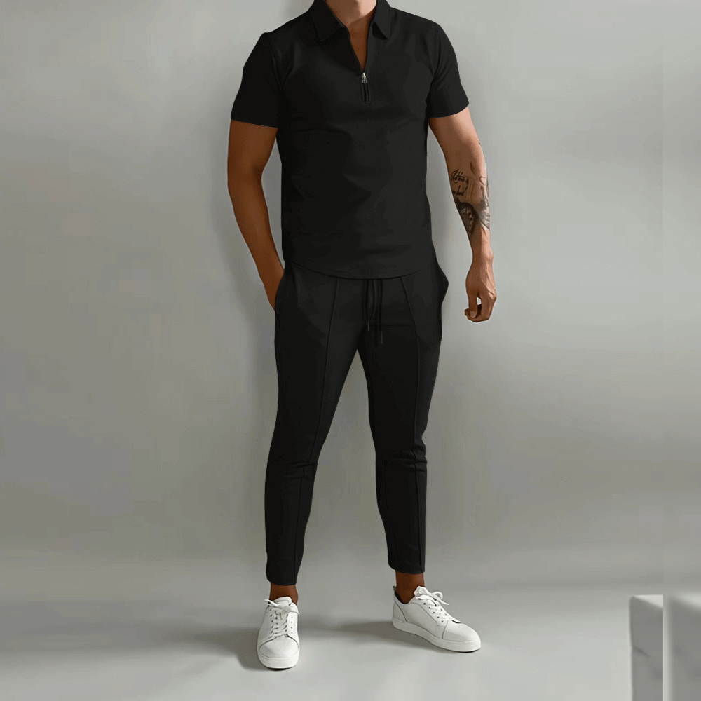 Iris | Conjunto Masculino 2 Peças Camisola com Fecho de Correr