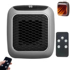 Aquecedor Elétrico Portátil | Mini 800W, Cinzento, Cerâmica PTC | Lena