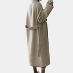 Kestrel | Casaco Feminino Longo Inverno Duplo Abotoamento Oversize