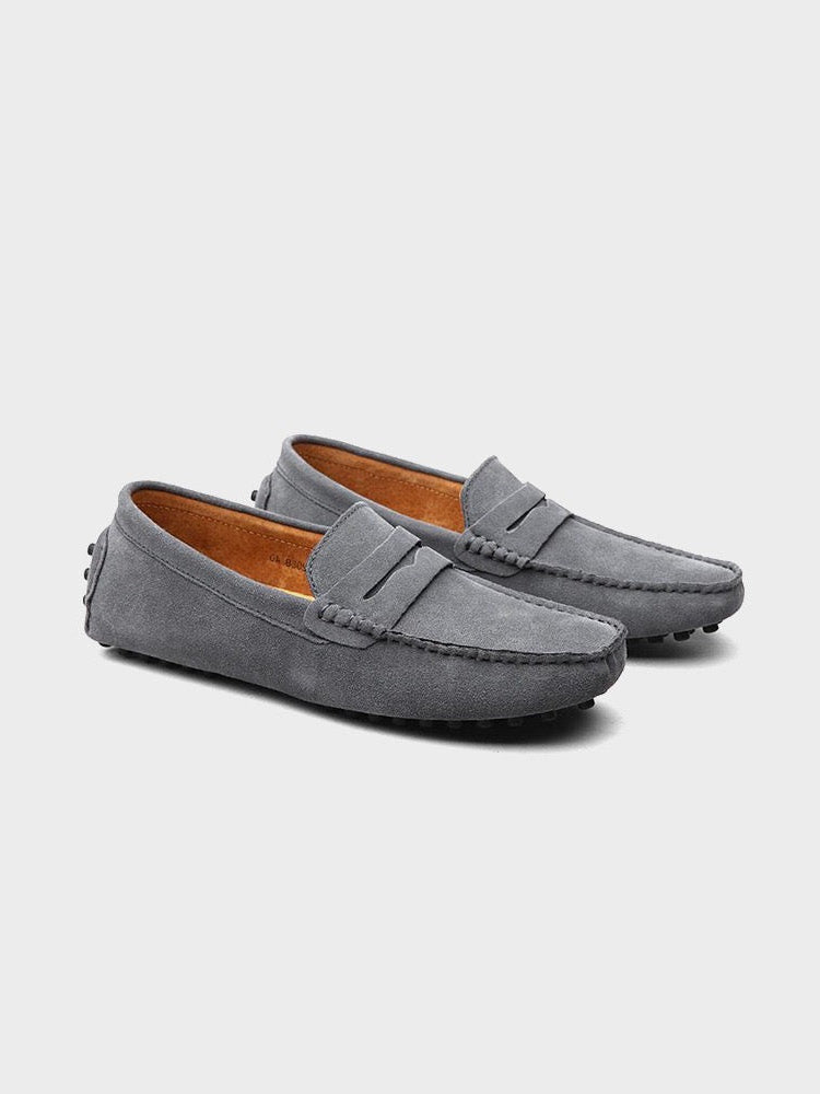 Lux | Mocassins Camurça Slip-On