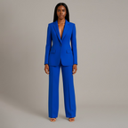 Anouk | Mulher Fato Blazer Cintado Calças Retas