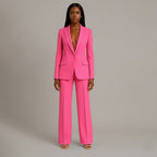 Anouk | Mulher Fato Blazer Cintado Calças Retas