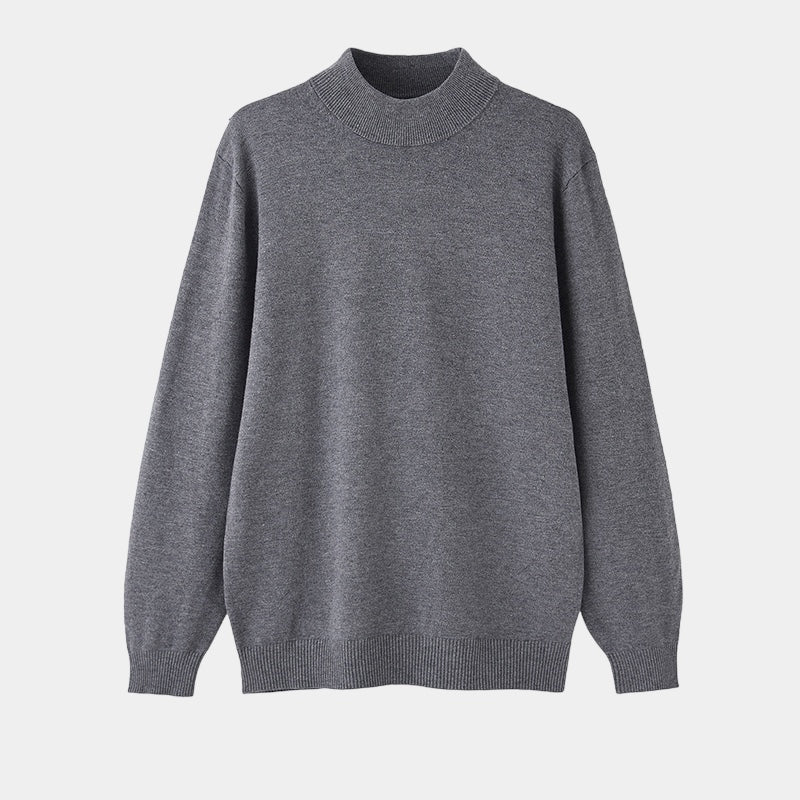 Greta | Homem Camisola Gola Alta Malha Old Money