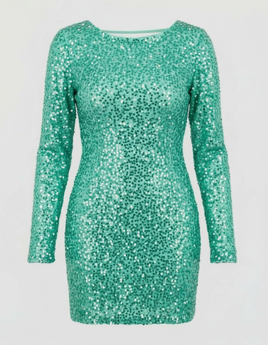 Halcyon | Vestido Cocktail Costas Abertas Justo