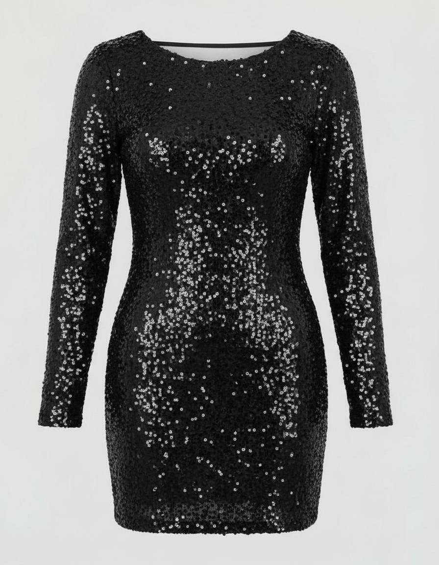 Halcyon | Vestido Cocktail Costas Abertas Justo