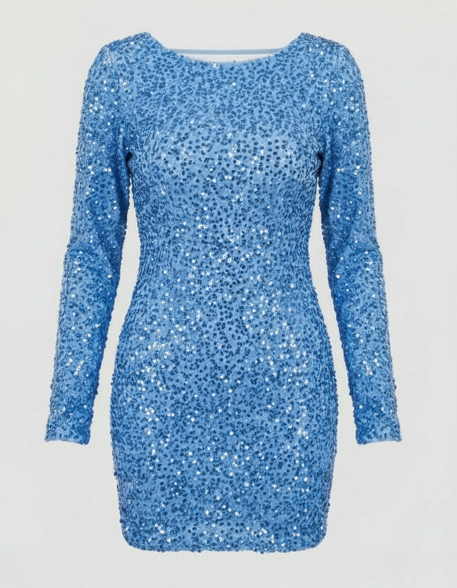 Halcyon | Vestido Cocktail Costas Abertas Justo