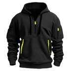 Jolie | Homem Hoodie com Bolsos com Fecho