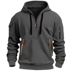 Jolie | Homem Hoodie com Bolsos com Fecho