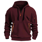 Jolie | Homem Hoodie com Bolsos com Fecho