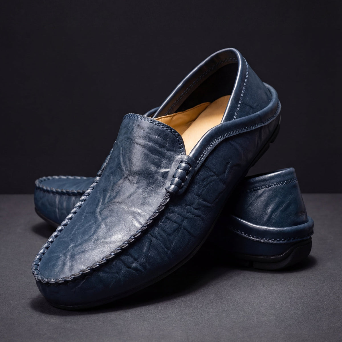 Mocassins Masculinos Slip-On Confortáveis
