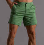 Calções Homem Tailored | Casual, Algodão Twill
