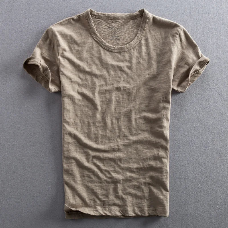 Jade | Homem Camiseta Algodão 100% Gola Redonda Manga Curta