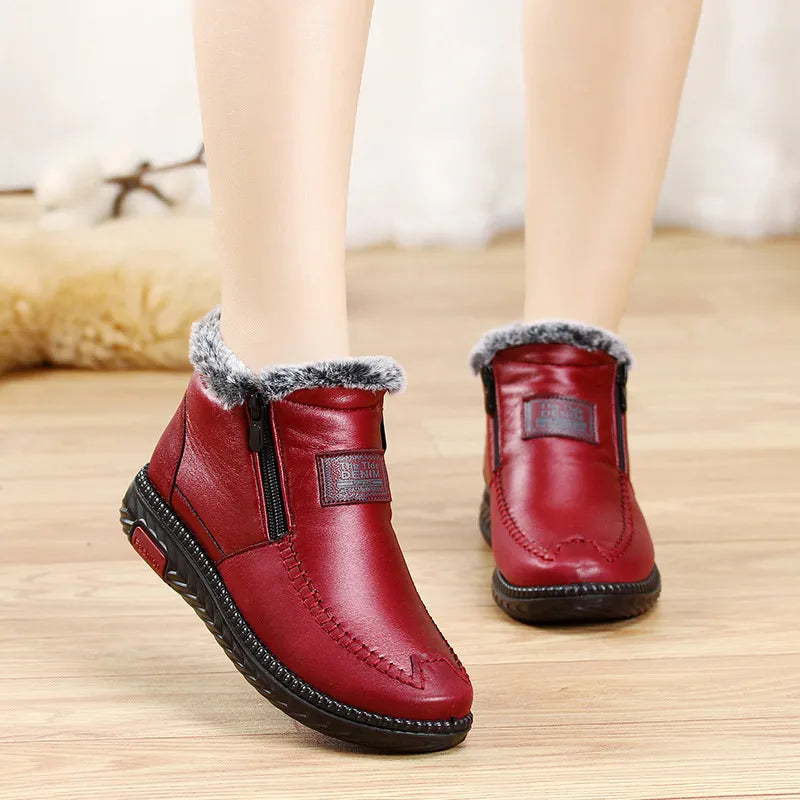 Talia | Botas Femininas Impermeáveis Antiderrapantes Ortopédicas