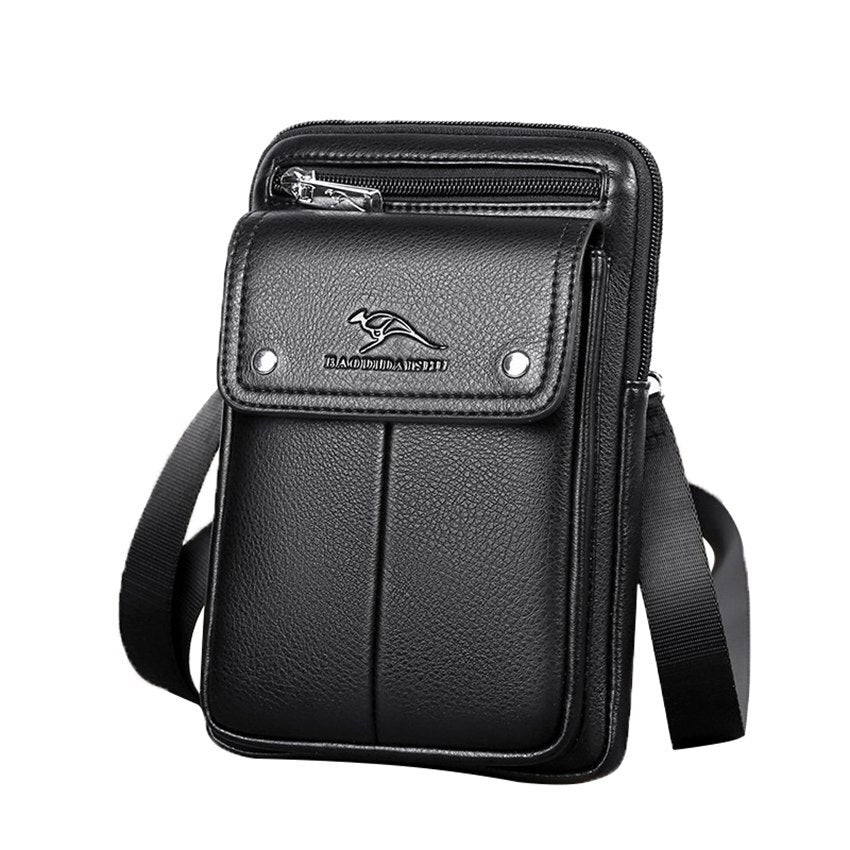 Bolsa Crossbody Masculina Couro