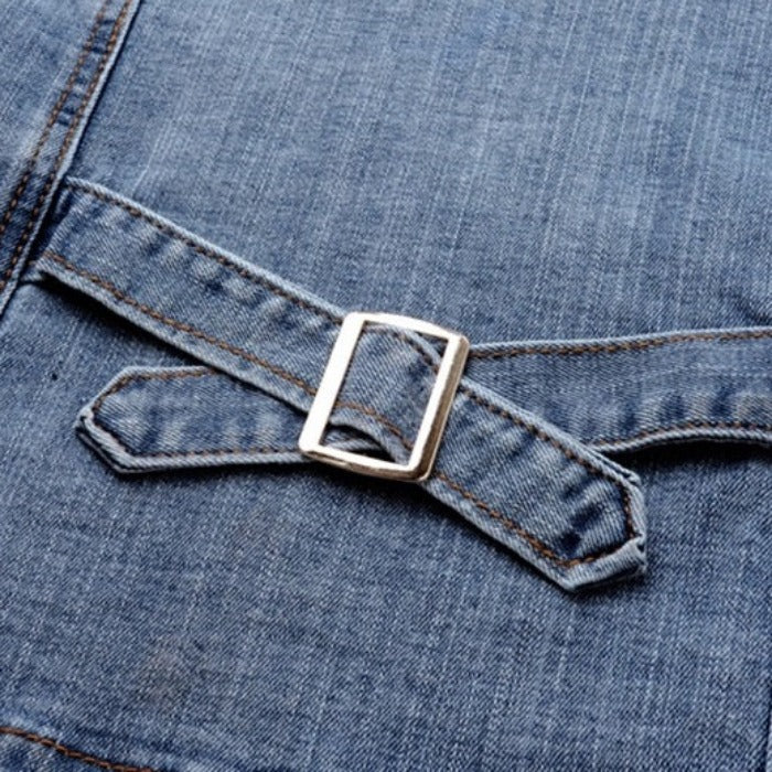 Odette | Jaqueta Jeans Cropped Moto Feminina
