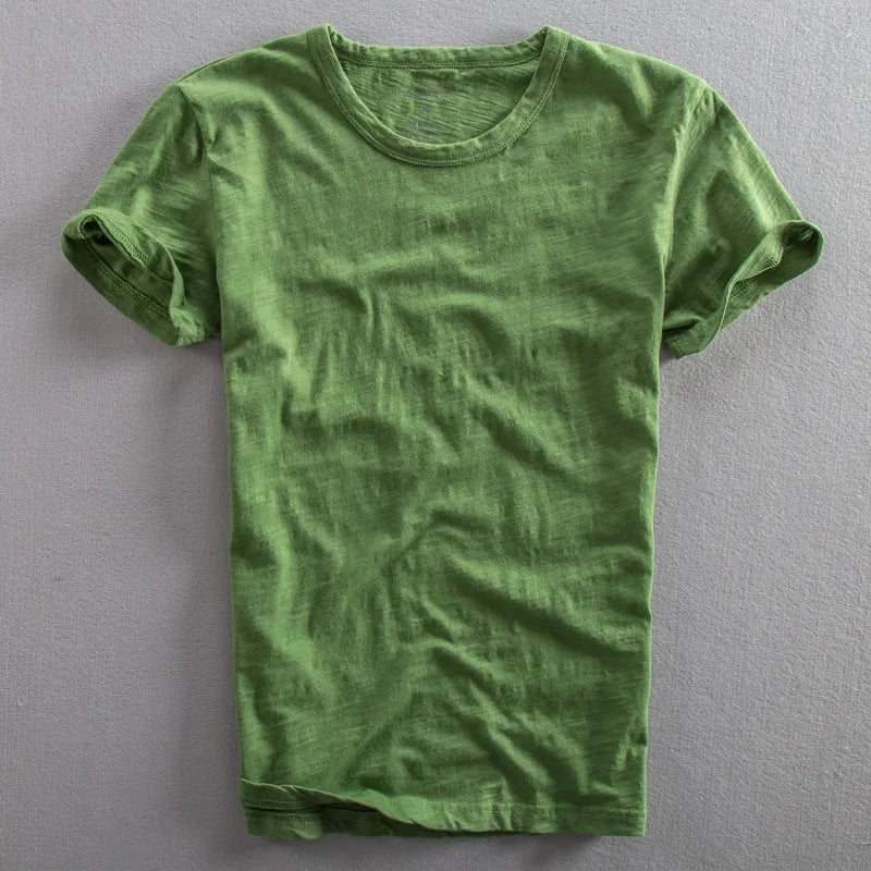 Jade | Homem Camiseta Algodão 100% Gola Redonda Manga Curta