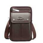 Bolsa Crossbody Masculina Couro