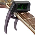 Anouk | Capo de Guitarra 2 em 1 com Afinador | Digital, Clip-On | Liga de Alumínio