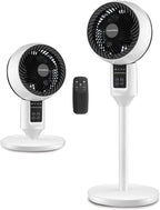 Ventilador de Mesa e Pé com Altura Ajustável Oscilação 3D