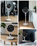 Ventilador de Mesa e Pé com Altura Ajustável Oscilação 3D