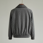 Zinnia | Homem Casaco Desportivo Xadrez com Fecho Completo