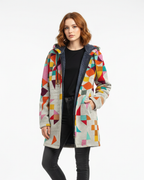 Veda | Cardigan Feminino Tricotado Estampado Aberto